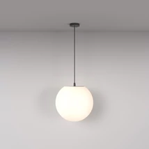 Maytoni Erda kültéri függeszték fém, műanyag, fekete, fehér, E27, IP54 - O594PL-01B