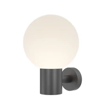 Maytoni BOLD kültéri fali lámpa fém, üveg, fekete, fehér, E27, IP54 - O598WL-01B