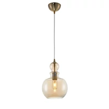 Maytoni TONE függeszték üveg borostyán 1x E27 - P003PL-01BZ