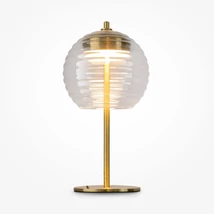 Maytoni MYSTIC asztali lámpa fém, üveg, sárgaréz, áttetsző, LED, 3000K, 8W, 100lm - P060TL-L12BSK1
