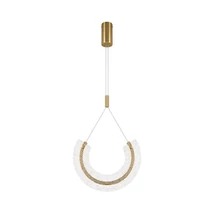 Maytoni Maya függeszték fém, üveg, arany, LED, 3000K, 10W, 350lm - P091PL-L18G3K