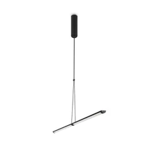 Maytoni Supersymmetry függeszték fém, műanyag, fekete, LED, 4000K, 18W, 1050lm - P096PL-L11BK