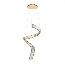 Maytoni KRONE függeszték fém, üveg, sárgaréz, áttetsző, LED, 3000K, 48W, 3300lm - P097PL-L48BS3K