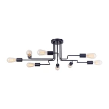 Maytoni GILBERT mennyezetlámpa fém fekete 8x E27 - T532CL-08B