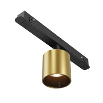 Maytoni ALFA S fényforrás EXILITY mágneses sínrendszerhez fém, sárgaréz, fekete, LED, 3000K, 7W, 380lm - TR132-2-7W3K-BS