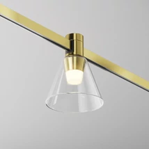 Maytoni BIANCA fényforrás Flarity mágneses sínrendszerhez fém, üveg, réz, áttetsző, LED, 3W, 2700K, 60 Lm - TR147-1-3W2.7K-BS-DE