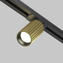 Maytoni CALIPSO fényforrás 1 fázisú sínrendszerhez fém, fekete, réz, GU10 - TR218-1-GU10-BS