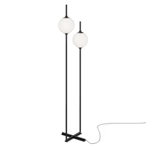 Maytoni The Sixth Sense állólámpa fém, üveg, fekete, fehér, LED, 3000K, 12W, 750lm  - Z020FL-L12BK