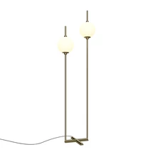 Maytoni THE SIXTH SENSE állólámpa fém, üveg, sárgaréz, fehér, LED, 3000K, 12W, 750lm - Z020FL-L12BS3K
