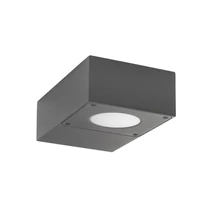 NovaLuce Apollo kültéri fali lámpa fém, műanyag, szürke, LED, 3000K, 6W, 300lm, IP54 - NL-713411