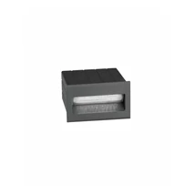 NovaLuce Krypton kültéri beépíthető lámpa fém, szürke, LED, 3000K, 1.5W, 145lm, IP54 - NL-726404