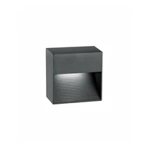 NovaLuce Krypton kültéri fali lámpa fém, szürke, LED, 3000K, 3W, 270lm, IP54 - NL-726408