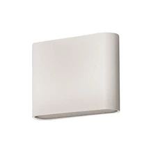 NovaLuce Soho kültéri fali lámpa fém, üveg, fehér, LED, 3000K, 2x3W, 480lm, IP54 - NL-740402