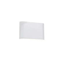 NovaLuce Soho kültéri fali lámpa fém, üveg, fehér, LED, 3000K, 2x3W, 800lm, IP54 - NL-740403