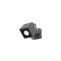 NovaLuce Focus kültéri fali lámpa fém, üveg, szürke, LED, 3000K, 6W, 420lm, IP54 - NL-752470