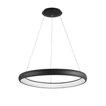 NovaLuce ALBI függeszték fém, műanyag, fekete, fehér, LED, 80W, 3000K, 4000Lm - 8105604-D