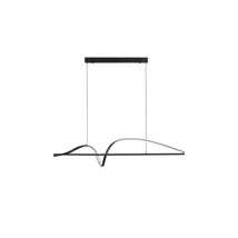 NovaLuce GEMMA függeszték fém, akril, fekete, LED, 26W, 3000K, 1793 Lm - NL-9001094