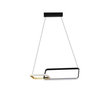 NovaLuce IMAR függeszték fém, műanyag, fekete, arany, LED, 36W, 3200K, 1685 Lm - NL-9001107