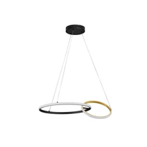 NovaLuce IMAR függeszték fém, műanyag, fekete, arany, LED, 36W, 3200K, 1620 Lm - NL-9001108