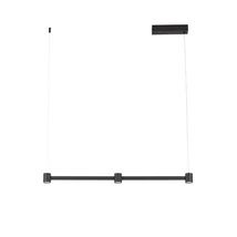 NovaLuce PUIZE függeszték fém, fekete, LED, 3000K, 21W, 1665lm - 9002050