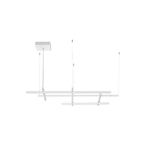 NovaLuce PACE függeszték fém, akrill, fehér, LED, 83W, 3000K, 4847 Lm - NL-9002055