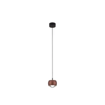NovaLuce CONGA függeszték fém, akrill, fekete, barna, LED, 13W, 3000K, 922 Lm - NL-9002069