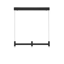 NovaLuce POETIC függeszték fém, műanyag, fekete, fehér, LED, 12W, 3000K, 780Lm - 9002090