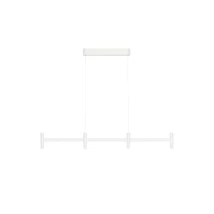 NovaLuce POETIC függeszték fém, műanyag, fehér, LED, 17W, 3000K, 1364Lm - 9002093