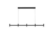 NovaLuce POETIC függeszték fém, műanyag, fekete, fehér, LED, 21W, 2700K, 1600Lm - 9002098