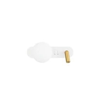 NovaLuce NOBLE fali lámpa fém, üveg, arany, fehér, LED+G9, 3W, 3000K, 182 Lm - NL-9002107