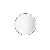 NovaLuce URAL tükör fém, üveg, fekete, LED, 29W, 977lm, 4000K, IP44 - NL-9006017