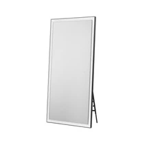 NovaLuce ADON tükör fém, üveg, fekete, LED, 42W, 1012lm, 4000K, IP44 - NL-9006018