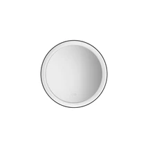 NovaLuce URAL tükör fém, üveg, fekete, LED, 20W, 682lm, 3000K, IP44 - NL-9006036