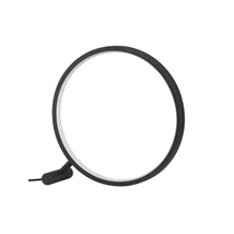 NovaLuce HOLA asztali lámpa fém, műanyag, fekete, fehér, LED, 3000K, 12W, 780lm - 9006097