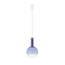 NovaLuce NOSTOS függeszték fém, üveg, fehér, kék, LED, 6W, 3000K, 754 Lm - NL-9009101