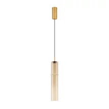 NovaLuce SANO függeszték fém, üveg, arany, pezsgő, LED, 3W, 180lm, 3000K - NL-9009166