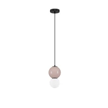 NovaLuce NOESIS függeszték fém, üveg, fekete, barna, LED, 4W, 240lm, 3000K - NL-9009200