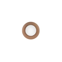 NovaLuce ORBIQUE fürdőszobai fali lámpa porcelán, üveg, barna, fehér, G9, IP44 - NL-9009216