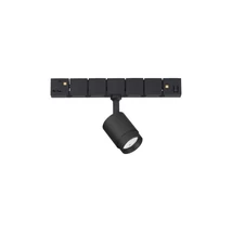 NovaLuce FLEXIBLE fényforrás BREDA, CURVE, SONIK, REACT mágneses sínekhez fém, fekete, LED, 48V, 3000K, 5W, 270lm - 9010100
