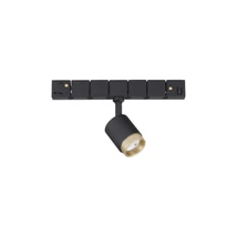 NovaLuce FLEXIBLE fényforrás BREDA, CURVE, SONIK, REACT mágneses sínekhez fém, fekete, arany, LED, 48V, 4000K, 5W, 470lm - 9010173