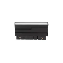 NovaLuce NON FLEXIBLE fényforrás BREDA mágneses sínekhez fém, műanyag, fekete, fehér, LED, 48V, 3000K, 15W, 435lm - 9010247