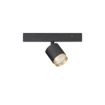 NovaLuce SLIM fényforrás SLIM mágneses sínekhez fém, fekete, arany, LED-DALI, 48V, 3000K, 5W, 265lm - 9010305