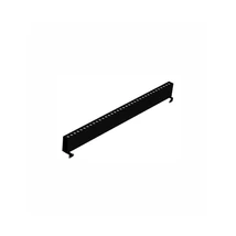 NovaLuce Wall kültéri dekor lámpa fém, üveg, fekete, áttetsző, LED, 3000K, 36W, 3670lm, IP67 - NL-9011161