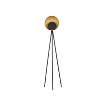 NovaLuce KITRO állólámpa fém, fekete, arany, LED, 12W, 3000K, 400 Lm - NL-9011320