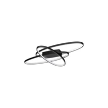 NovaLuce IPON mennyezet lámpa fém, műanyag, fekete, fehér, LED, 47W, 3000K, 1763 Lm - NL-9011323