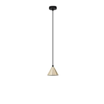 NovaLuce CONICO függeszték fém, fekete, arany, GU10 - 9011430