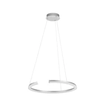 NovaLuce ELMO függeszték fém, akrill, króm, fehér, LED, 48W, 3500K, 2878 Lm - NL-9019729