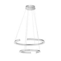 NovaLuce ELMO függeszték fém, akrill, króm, fehér, LED, 70W, 3500K, 4117 Lm - NL-9019731