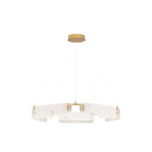 NovaLuce AIDER függeszték fém, arany, LED, 45W, 3000K, 2707 Lm - NL-9019759