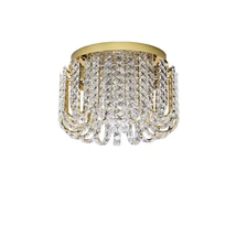 NovaLuce CELYSIA mennyezet lámpa fém, kristály, arany, LED, 34W, 3500K, 2358 Lm - NL-9019764